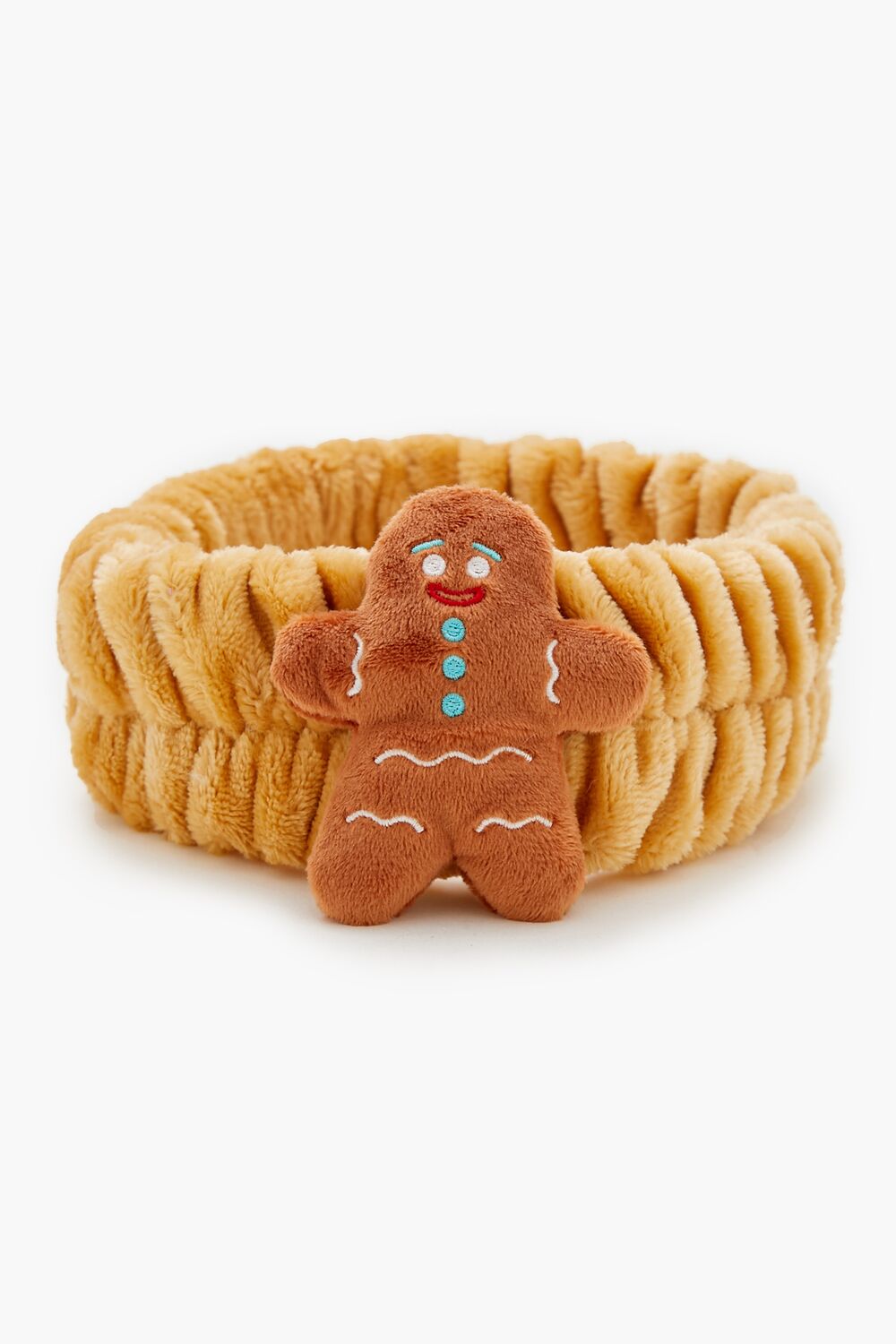 Plush Gingerbread Man Headwrap