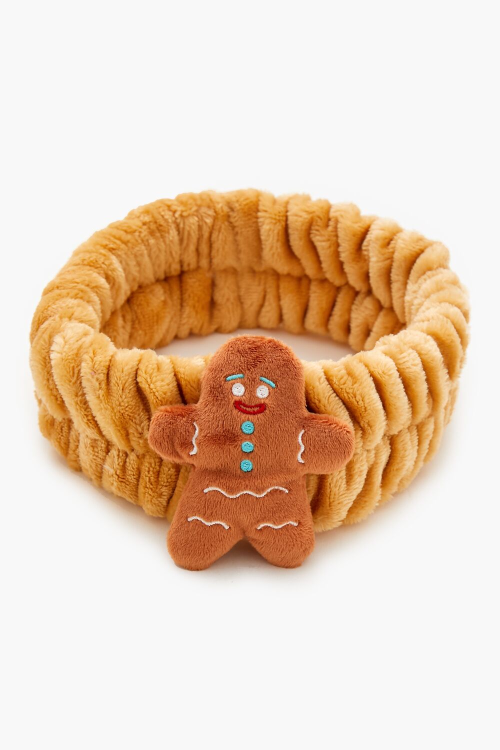 Plush Gingerbread Man Headwrap