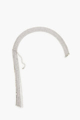 Rhinestone Fringe Choker Necklace