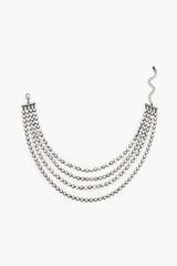 Layered Faux Pearl Choker Necklace