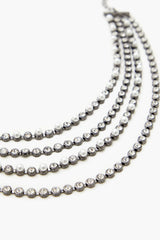 Layered Faux Pearl Choker Necklace