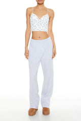Seamless Floral Print Bralette