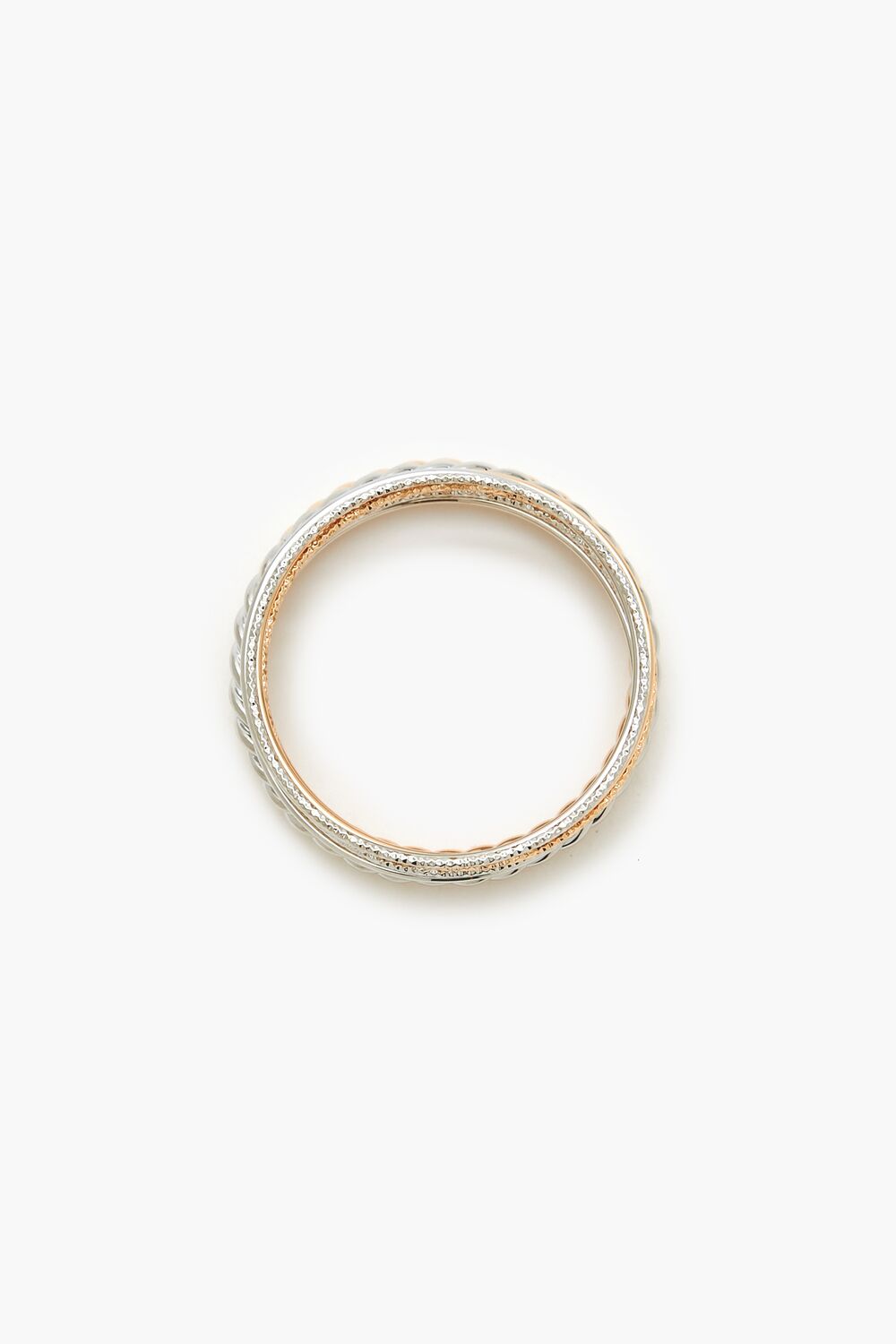 Etched & Twisted Bangle Bracelet Set