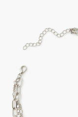 Layered Hammered Ring Necklace