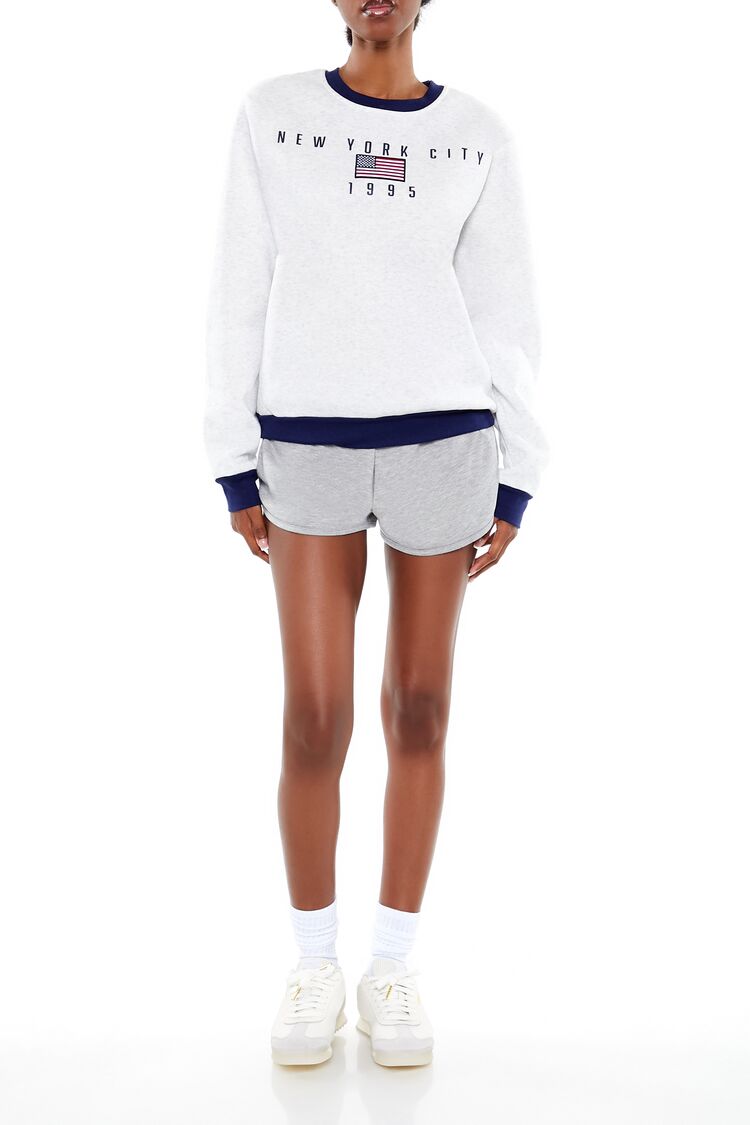 Embroidered New York City Pullover