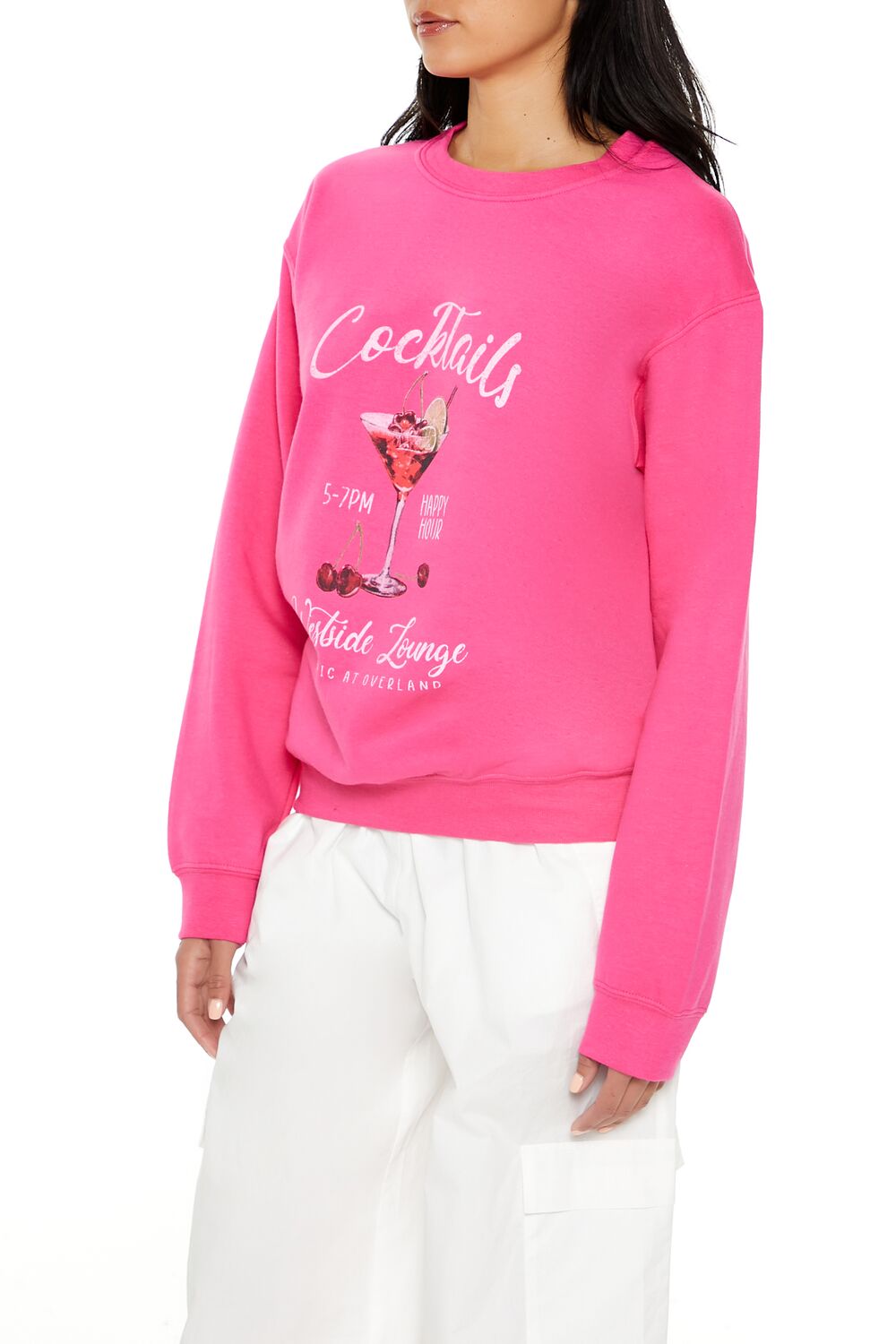 Cocktails Fleece Pullover