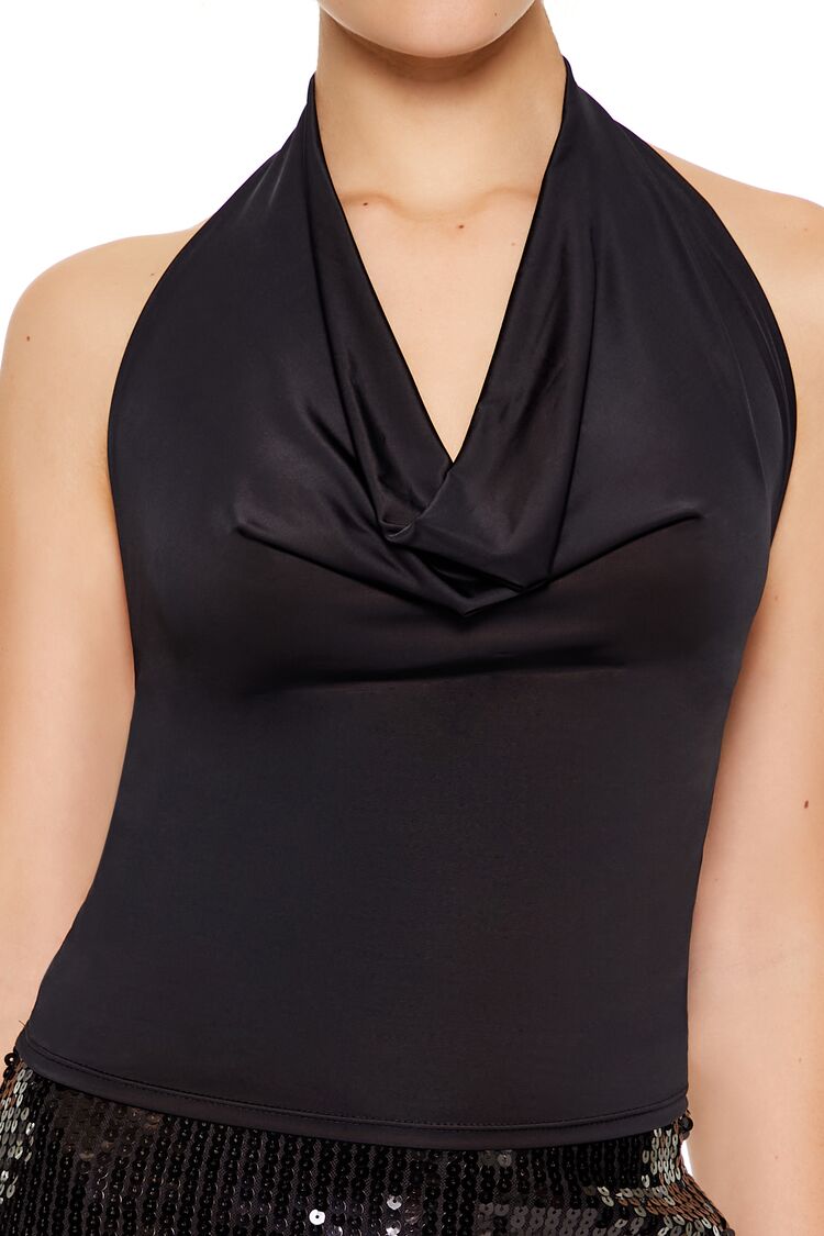 Cowl Halter Top