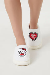Plush Hello Kitty House Slippers