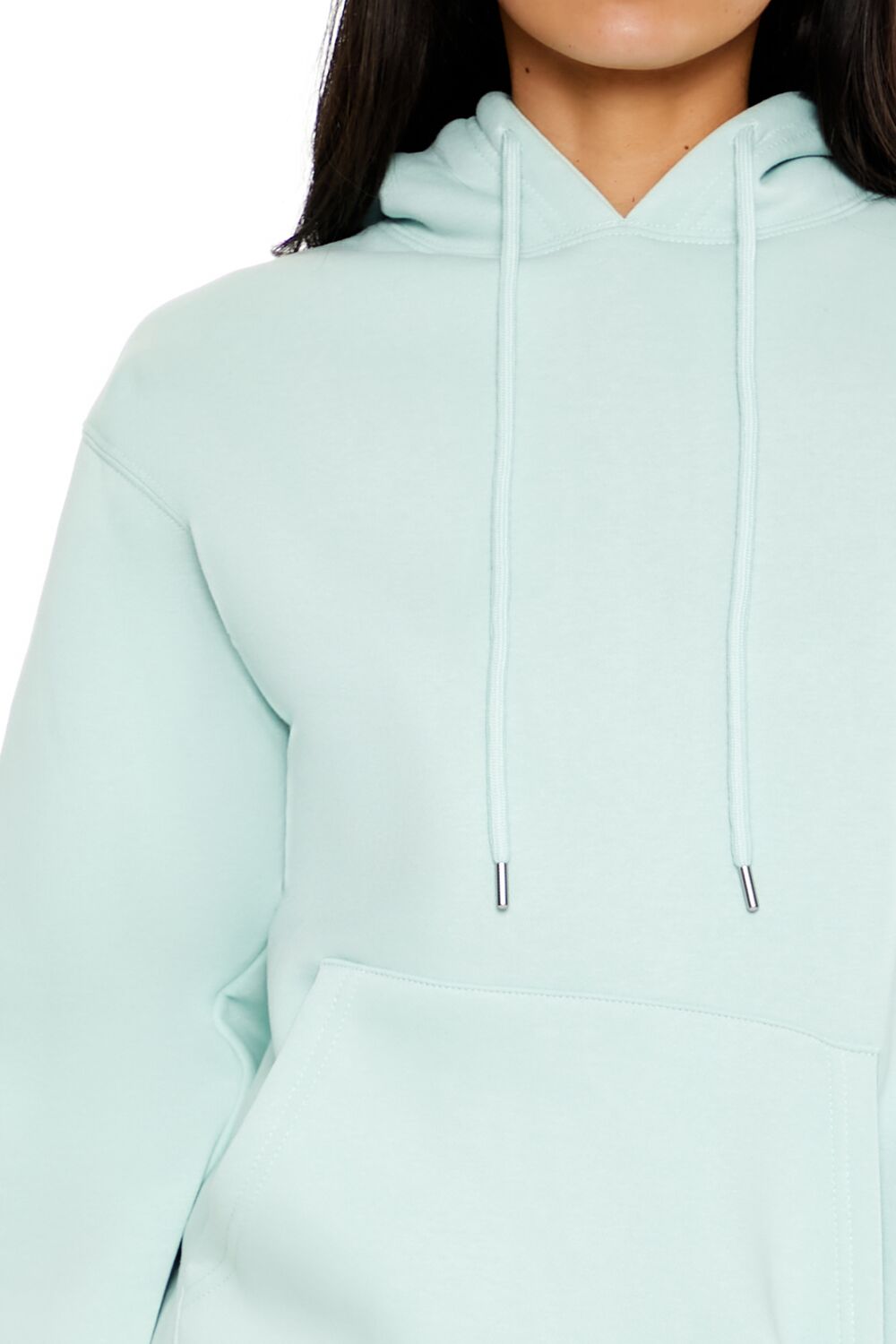 Fleece Drawstring Hoodie