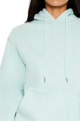 Fleece Drawstring Hoodie