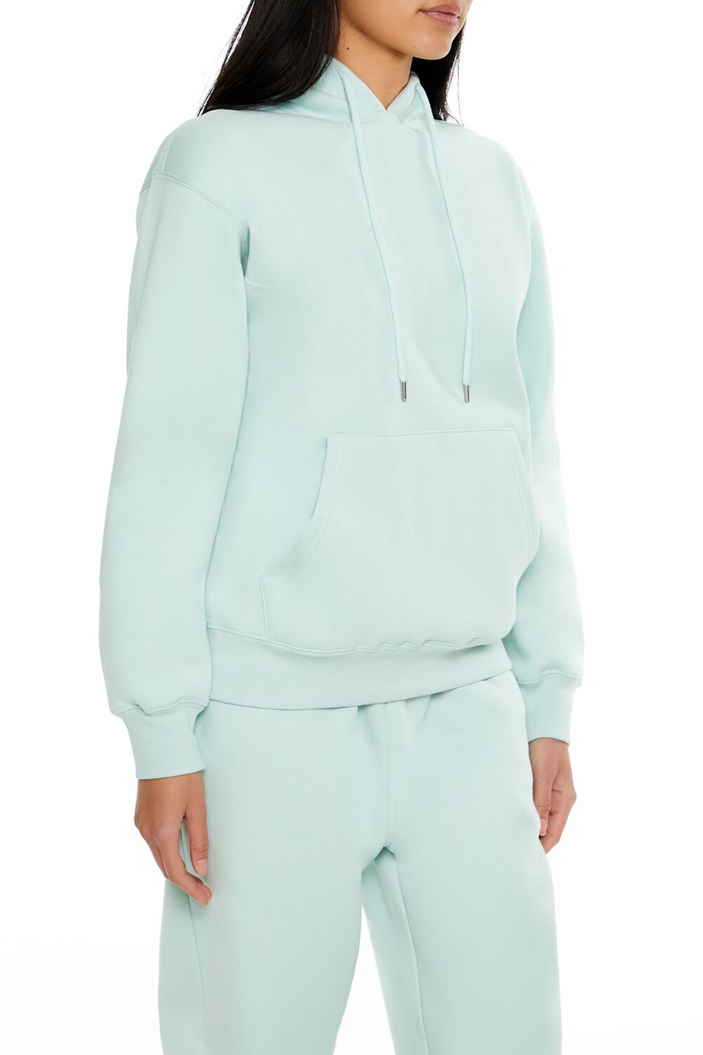 Fleece Drawstring Hoodie