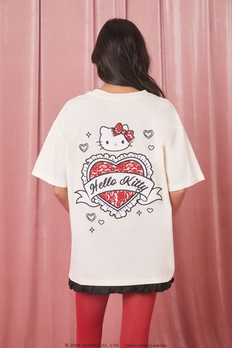 Lace Heart Hello Kitty Tee