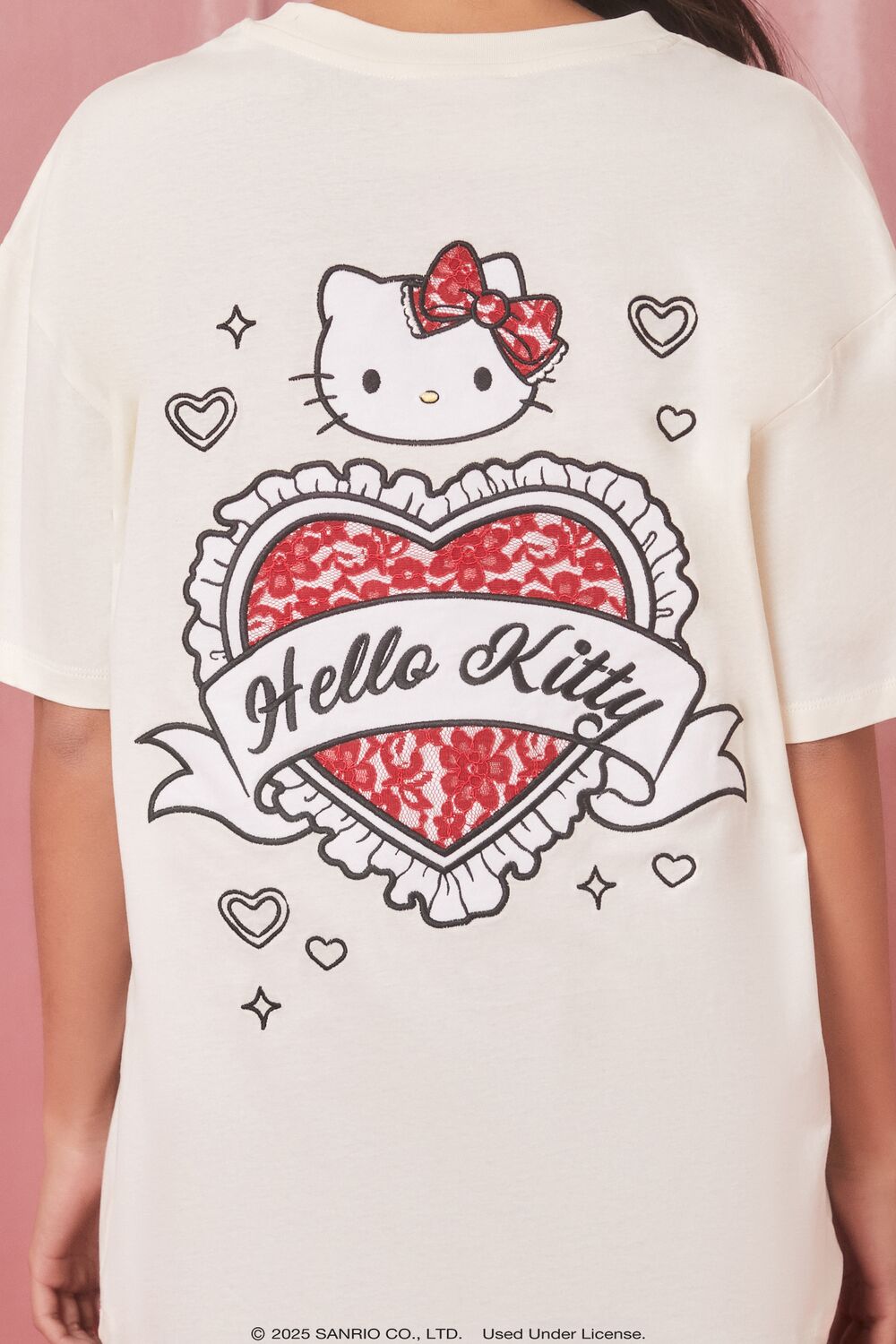 Lace Heart Hello Kitty Tee