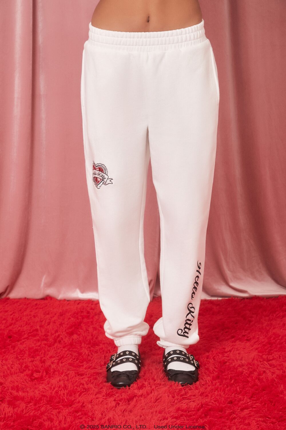 Lace Heart Hello Kitty Joggers