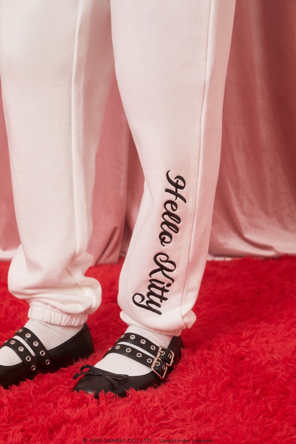 Lace Heart Hello Kitty Joggers