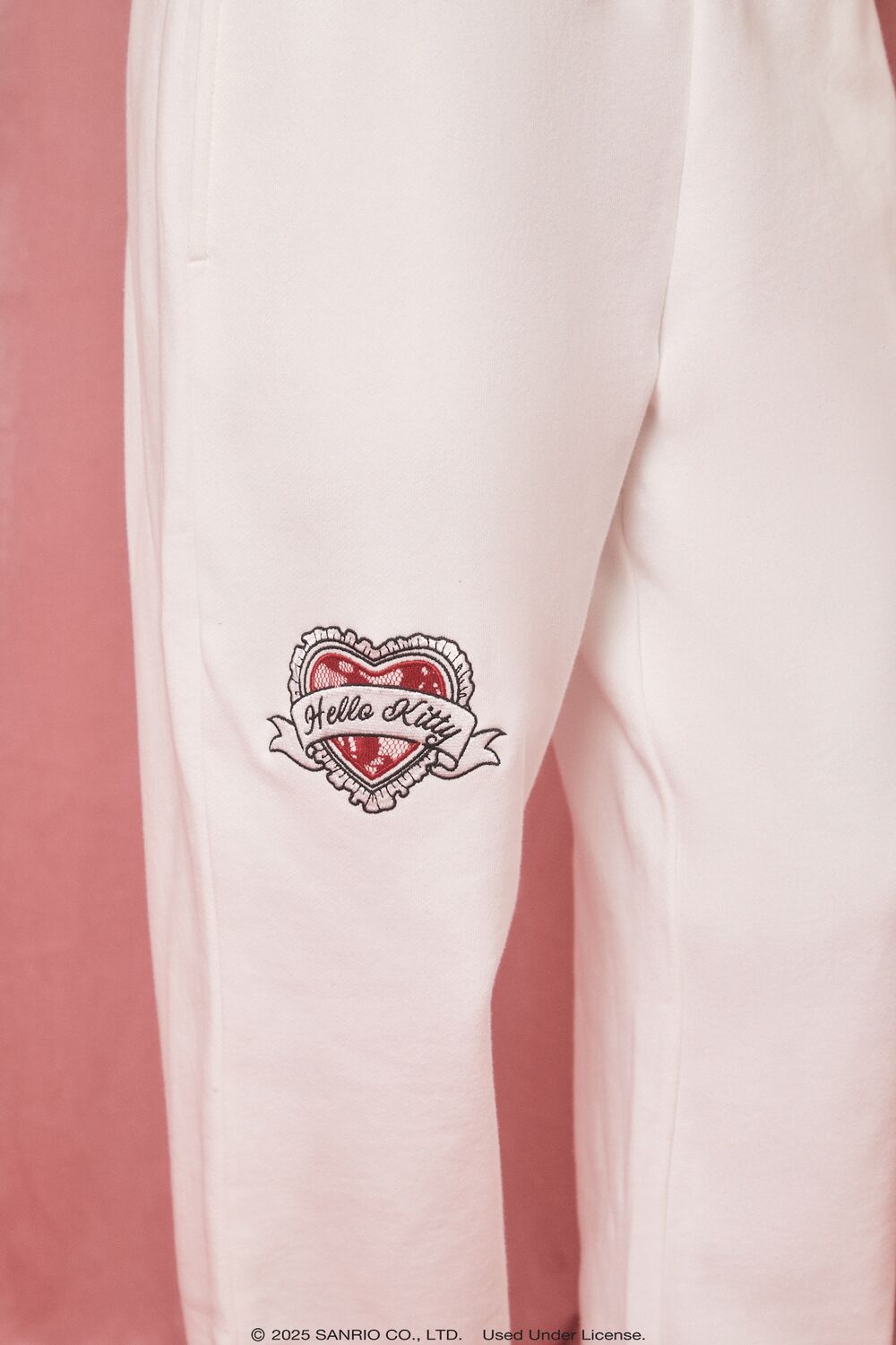 Lace Heart Hello Kitty Joggers