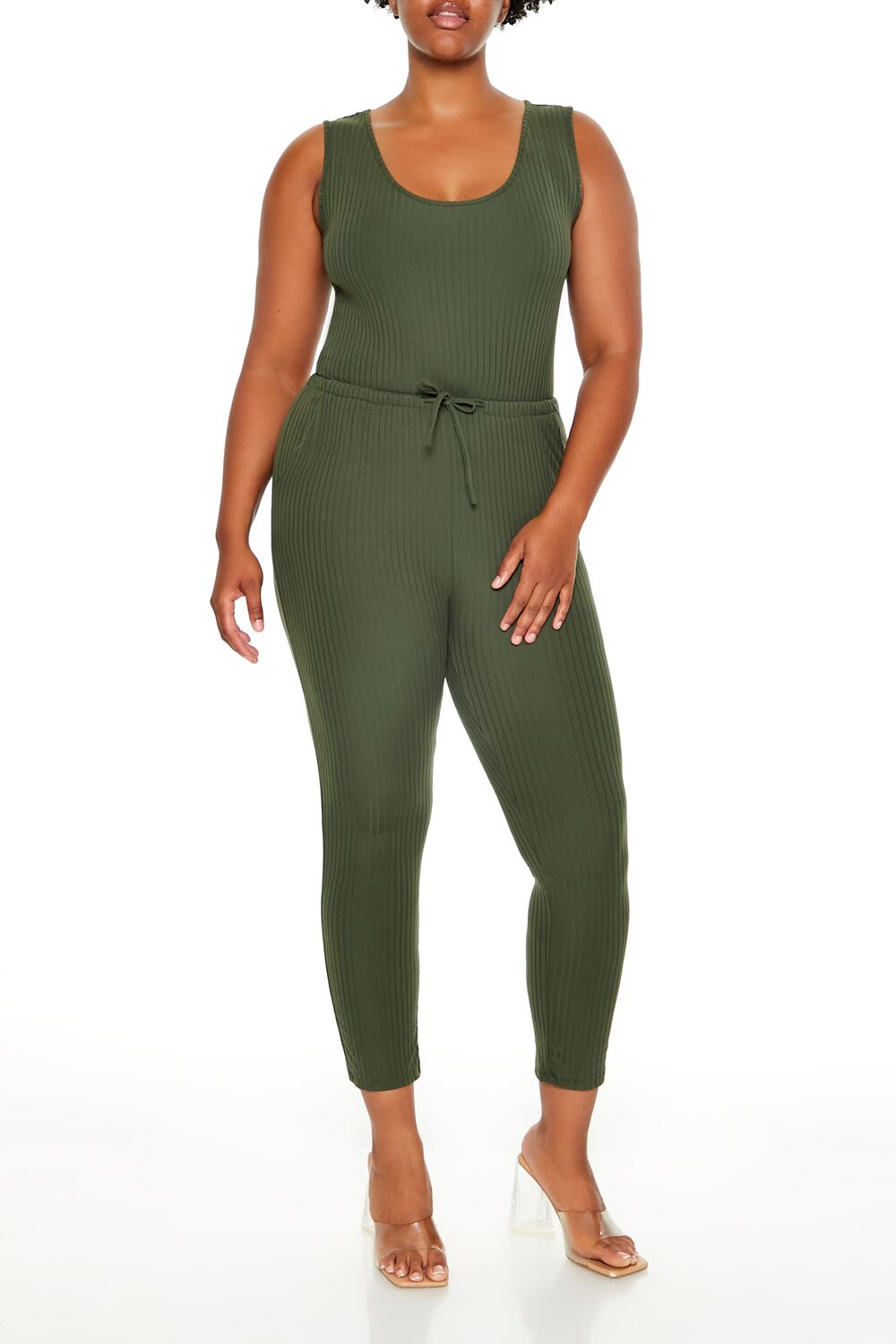 Plus Size Sleeveless Jumpsuit