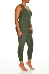Plus Size Sleeveless Jumpsuit