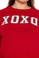 Plus Size XOXO Crew Sweater