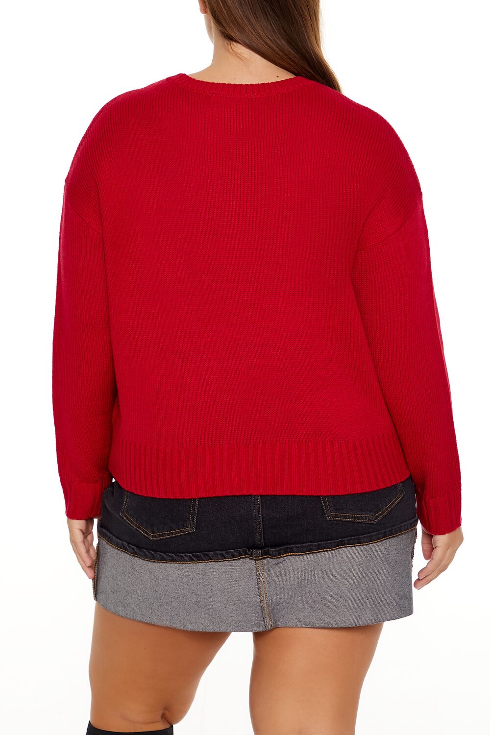 Plus Size XOXO Crew Sweater