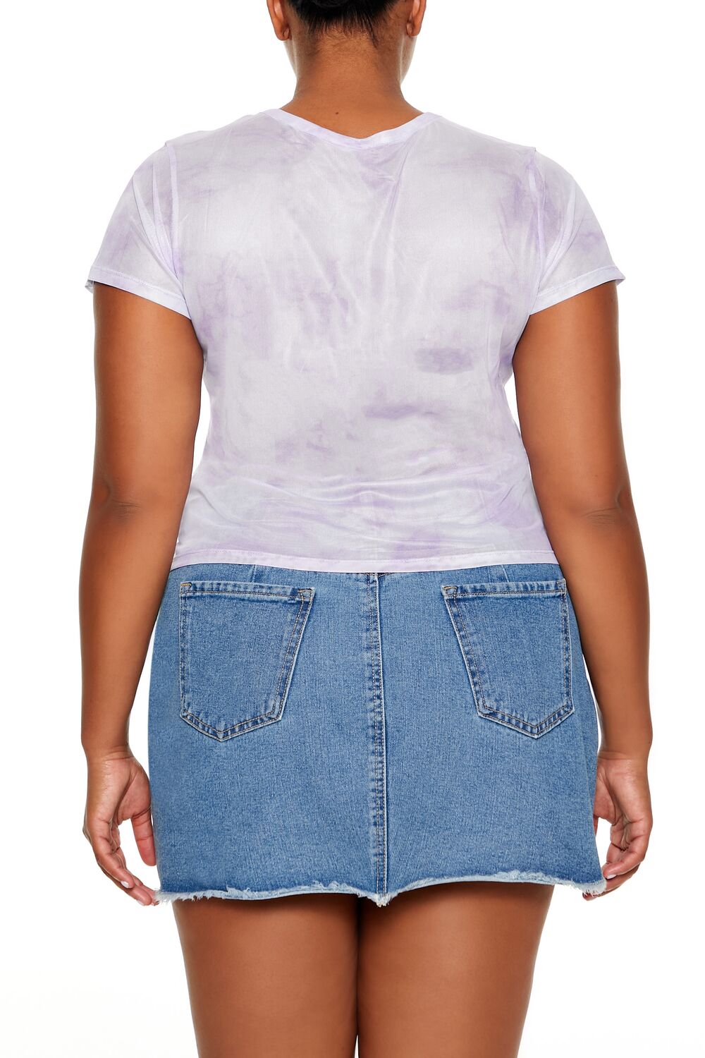 Plus Size Keep Shining Tie-Dye Tee