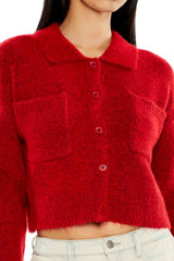Cropped Cardigan Sweater