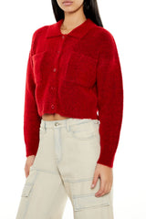 Cropped Cardigan Sweater