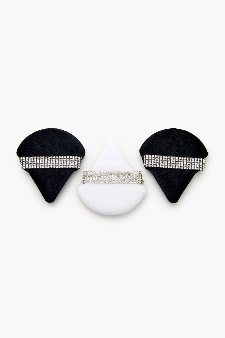 Rhinestone Triangle Makeup Puffs - 3 pack