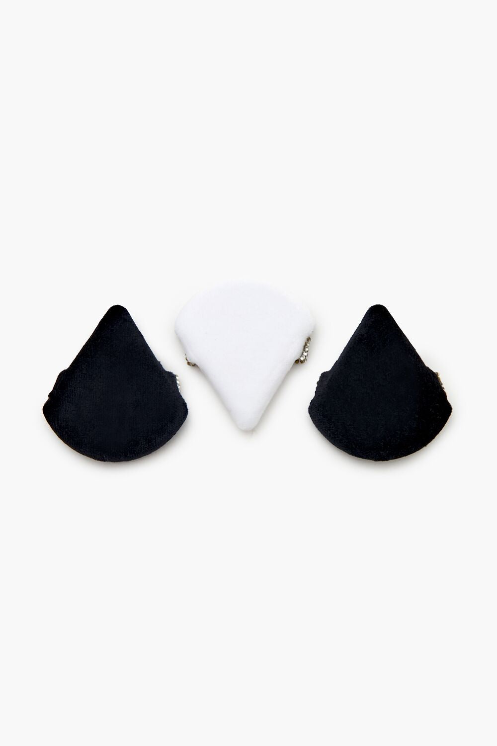 Rhinestone Triangle Makeup Puffs - 3 pack