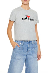 I Heart My Cat Baby Tee
