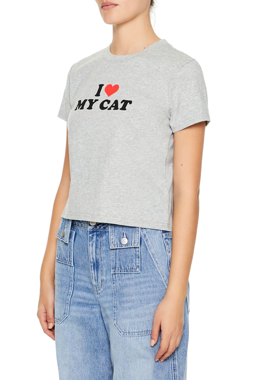 I Heart My Cat Baby Tee
