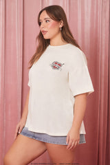 Plus Size Hello Kitty Lace Heart Tee