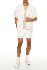 Embroidered Geo Shirt