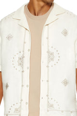 Embroidered Geo Shirt
