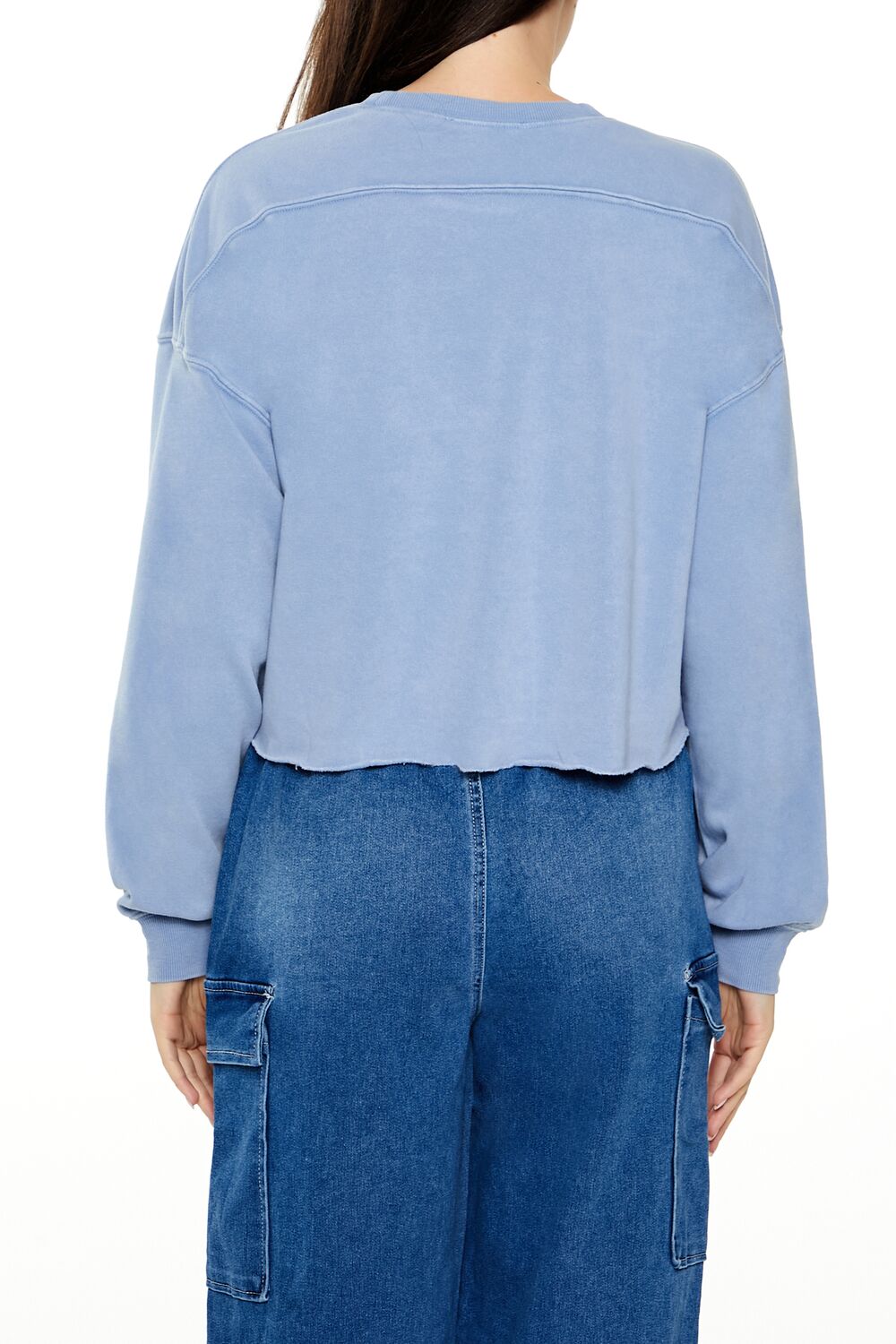 French Terry Cropped Pullover
