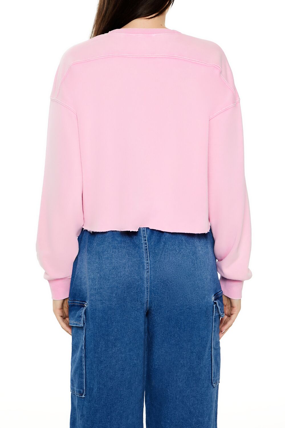 French Terry Cropped Pullover