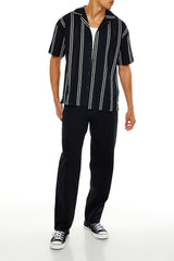 Textured Striped Shirt