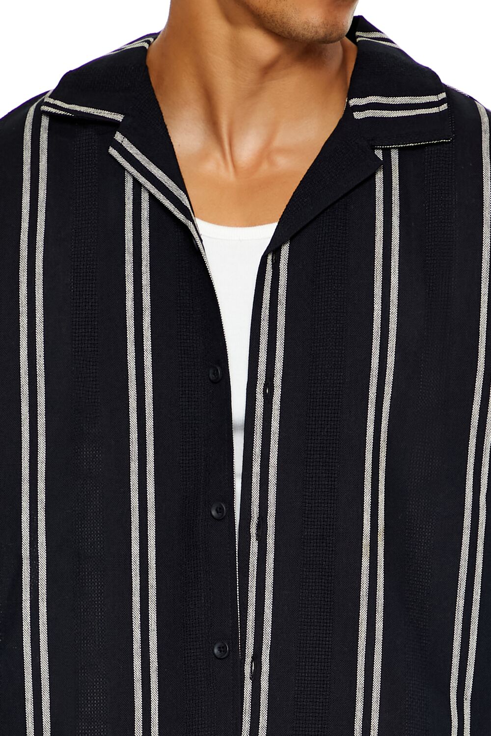 Textured Striped Shirt