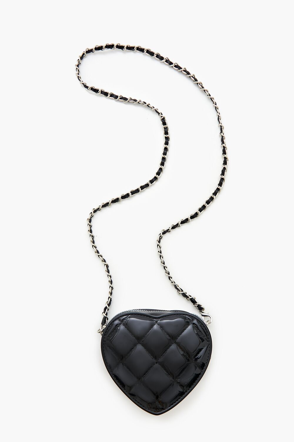 Quilted Heart Crossbody Bag