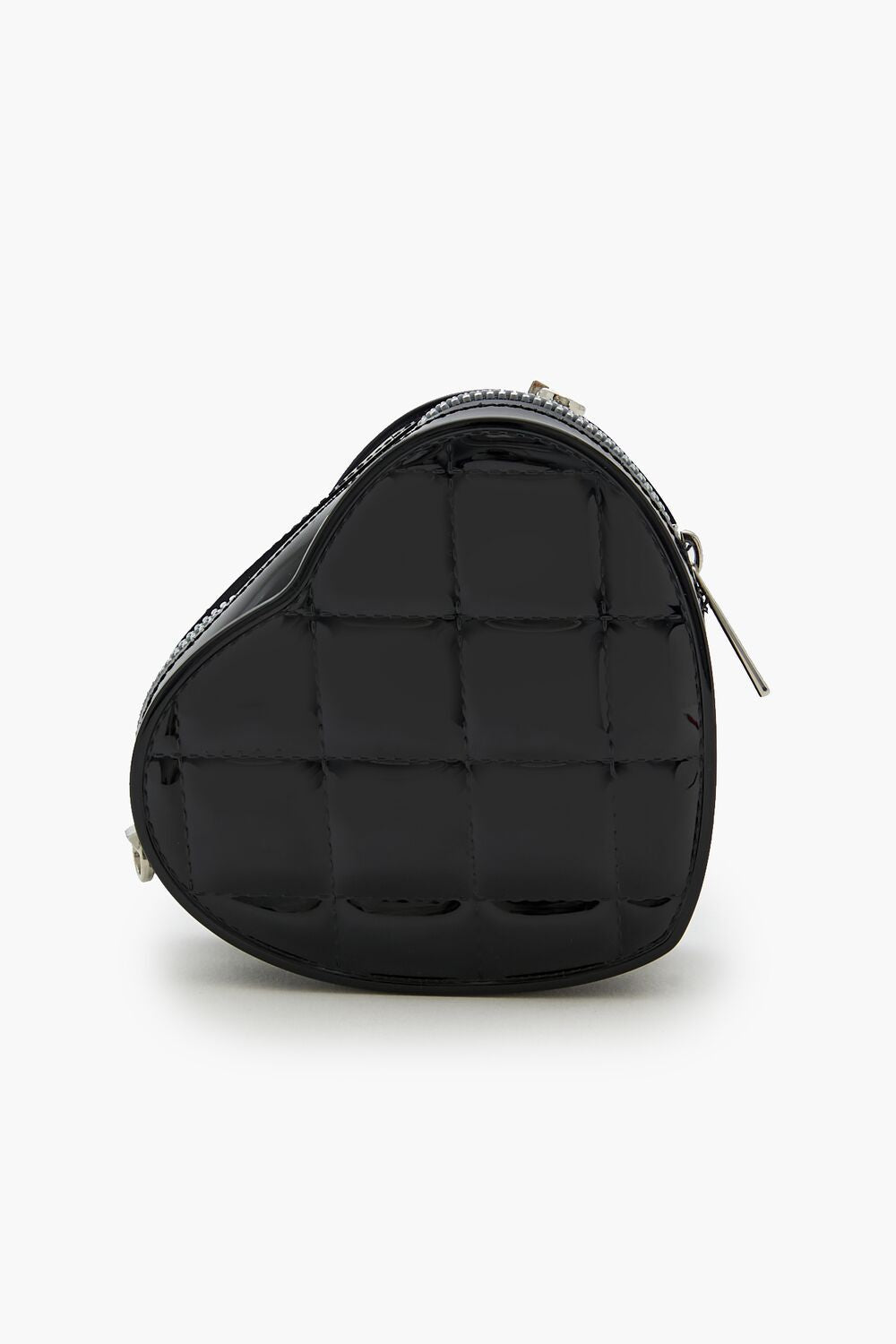 Quilted Heart Crossbody Bag