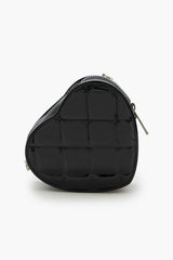 Quilted Heart Crossbody Bag
