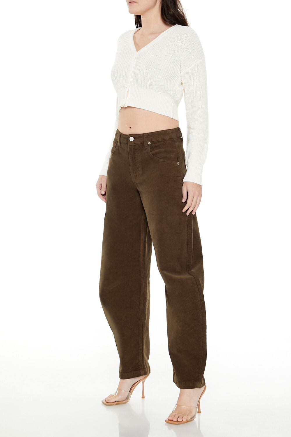 Corduroy Baggy Barrel Pants