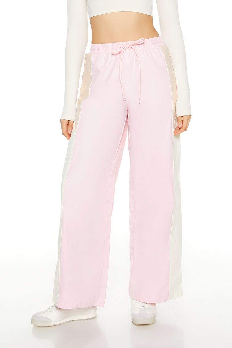Colorblock Wide-Leg Pants