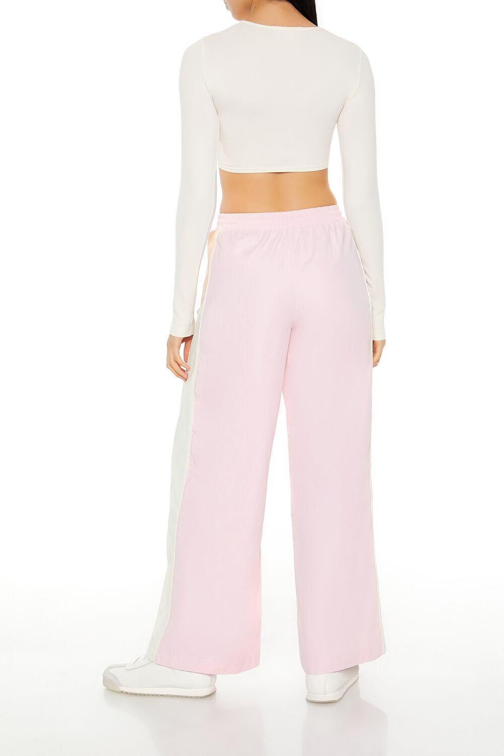 Colorblock Wide-Leg Pants