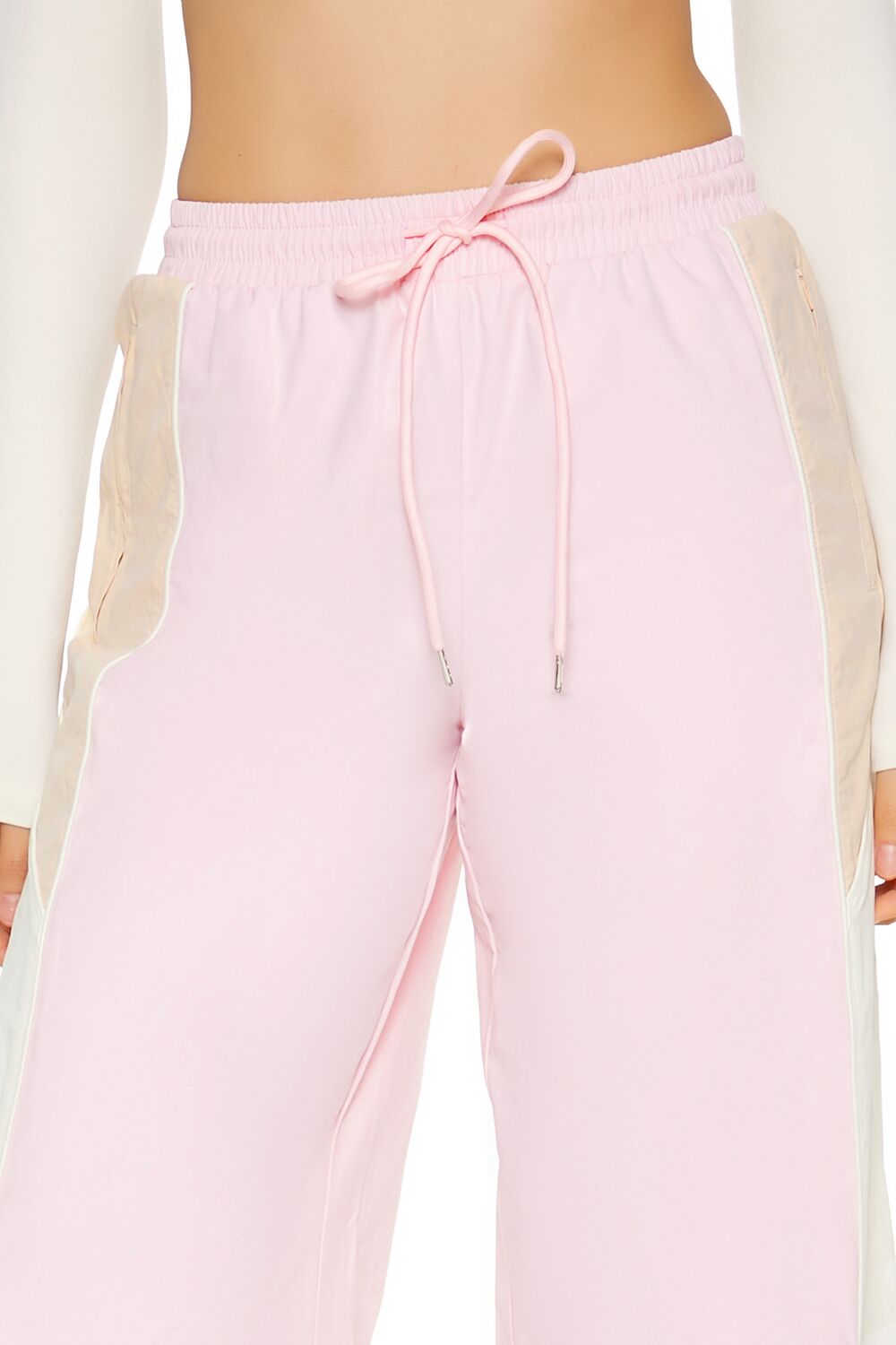 Colorblock Wide-Leg Pants
