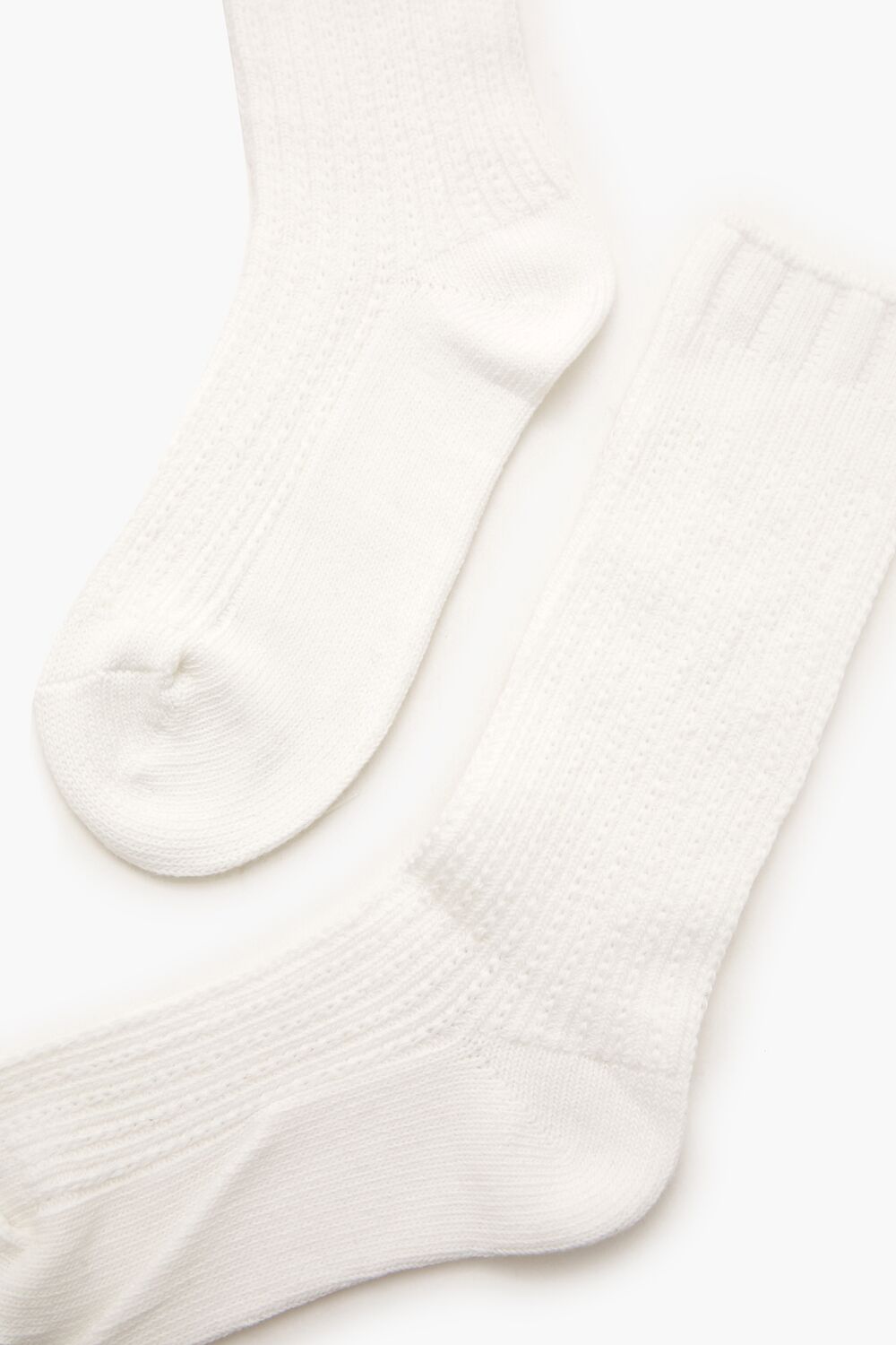 Cable Knit Crew Socks