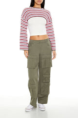 Striped Shrug Sweater