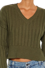 Chunky Knit Cropped Sweater