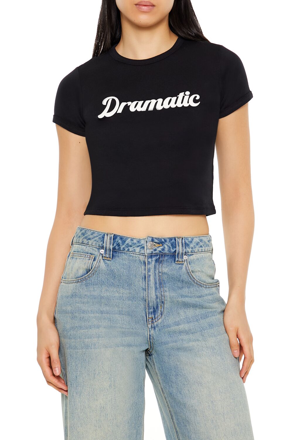 Dramatic Graphic Baby Tee
