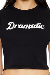 Dramatic Graphic Baby Tee